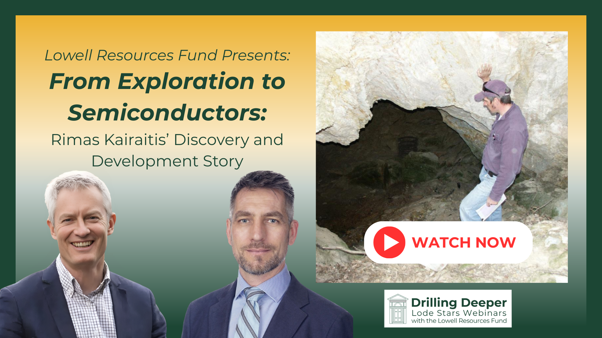 From Gold to Semiconductors: Rimas Kairaitis' discovery and development story
